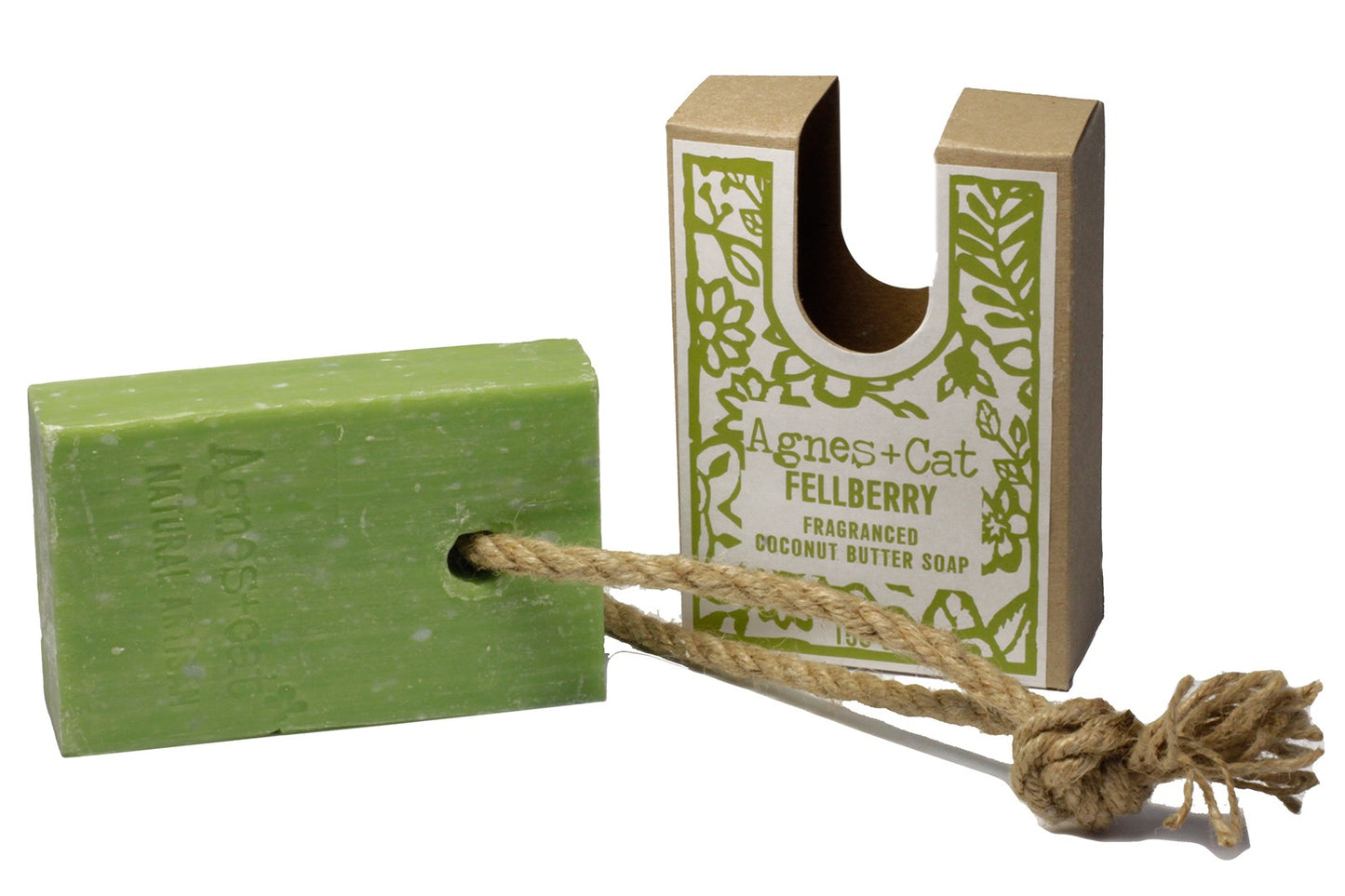 Jabón natural de manteca de coco con aroma de bayas de otoño