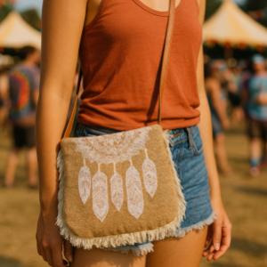 BOLSO DE YUTE CON FLECOS-Varios modelos