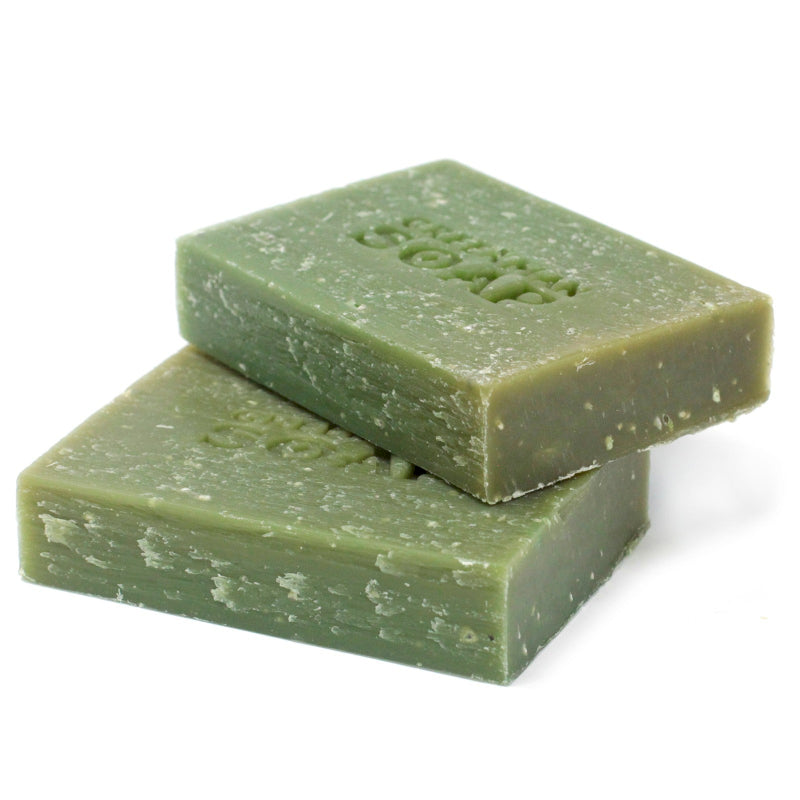 Jabón sólido de Limón y Albahaca- Exfoliante y Piedra pómez